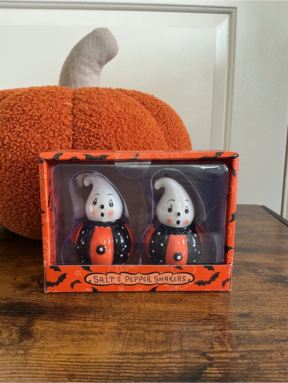 Johanna Parker Halloween Ghost Salt & Pepper Shaker Set